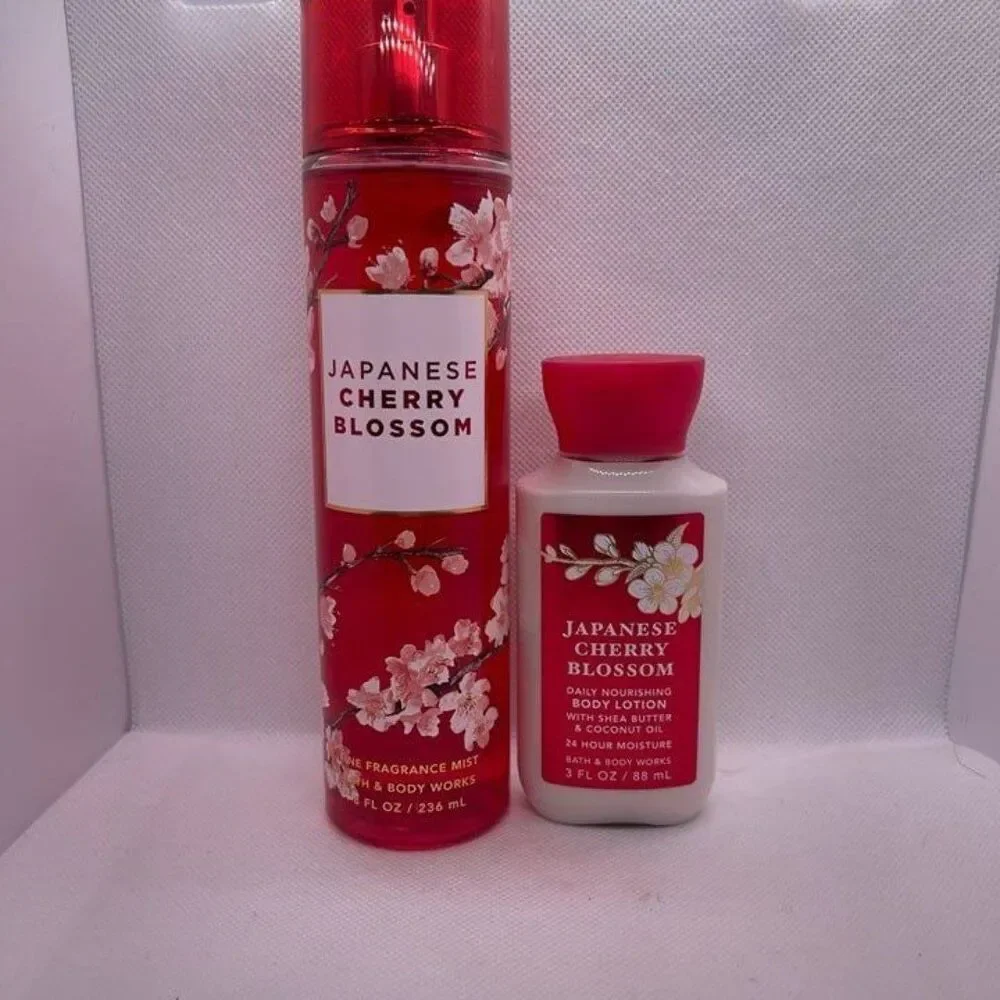 Bath & Body Works Japanese Cherry Blossom 2 PCS. Set
